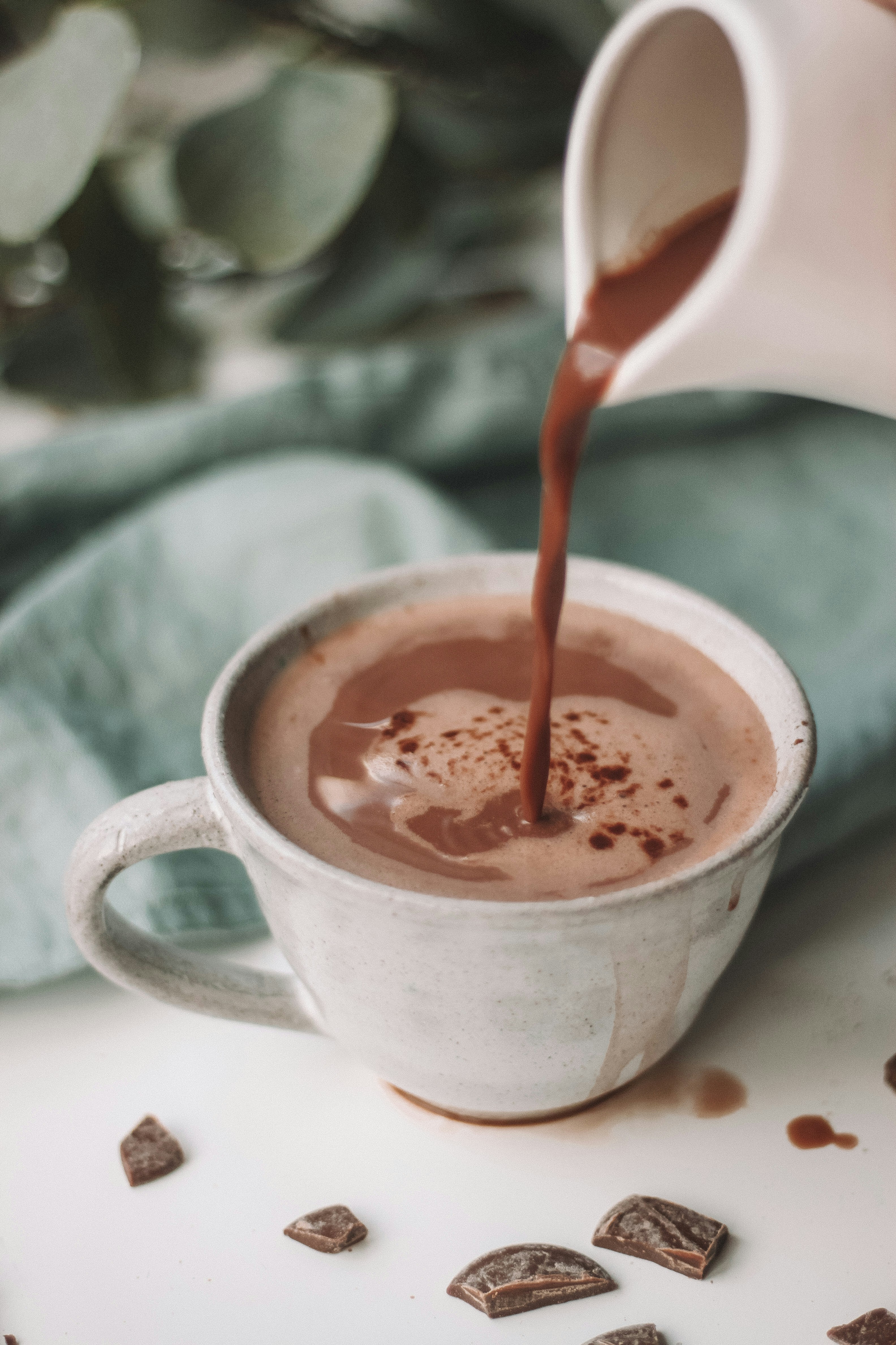 This was one of the shots that I loved from a shoot for my wellness blog. A recipe that I love, my superfood hot choccie. It’s warming, nourishing and so delicious.